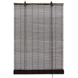 GARDINIA Bambus-Rollo 120 x 160 cm braun/transparent
