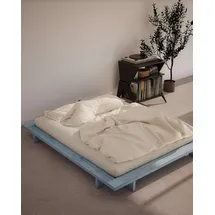 Karup Design »JAPAN BED, FSC®-zertifiziertem Massivholz Futonbett, excl. Matraze« Mit Lattenrost, zeitlos, bequem & in mehreren Farben und Größen erhältlich., blau