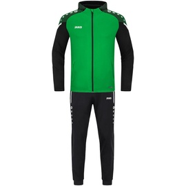 Jako Trainingsanzug Polyester Performance mit Kapuze Soft green/schwarz 3XL