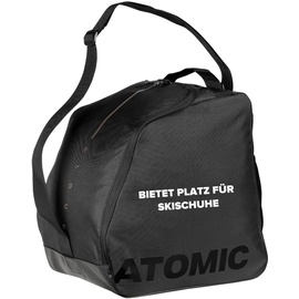 ATOMIC W Boot Bag Cloud in Schwarz/Grau - Robuste Skischuhtasche - Extra Zubehör-Fach - Junior Performance Shell für mehr Stabilität - Mit herausnehmbarer Skischuhplatte, Einheitsgröße, AL5046520