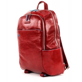 Piquadro Blue Square Laptop Backpack Rosso