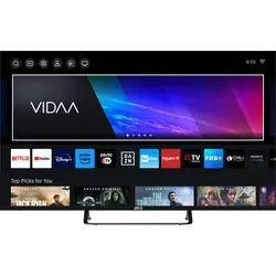 43“ (43 Zoll / 109 cm) QLED UHD Smart TV JTCSQ43U39430FL mit Vidaa Betriebssystem und Triple Tuner