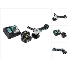 Makita DGA 517 RG inkl. 2 x 6,0 Ah + Ladegerät