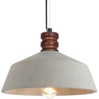 Paco Home Pendelleuchte »KUTTER«, 1 flammig, Leuchtmittel E27 ohne Leuchtmittel, LED, E27, Lampe Für Wohnzimmer Esszimmer Küche, Höhenverstellbar, grau