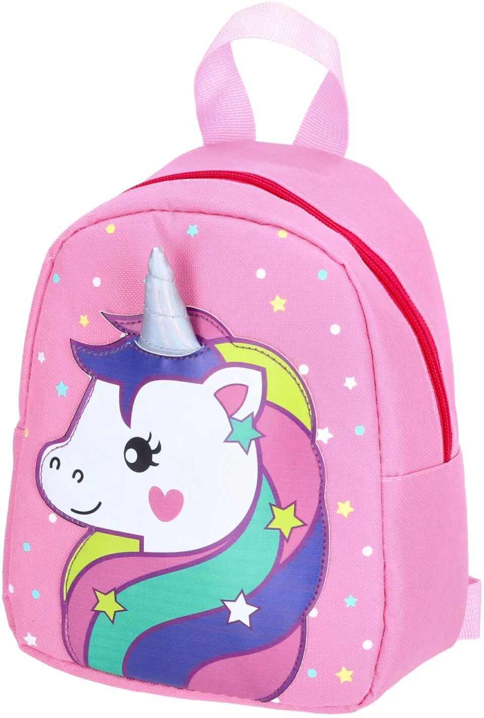 Antonio Kinder Rucksack 3D Einhorn - pink