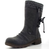 Rieker Damen Stiefel gefüttert Grau / Grau - 39