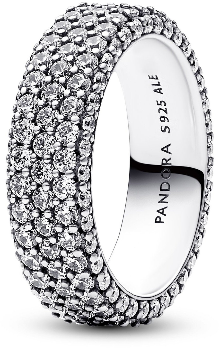 Pandora 192634C01 Silberring für Damen Zeitloses Pavé, 56/17,8