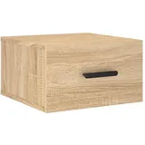 vidaXL Nachtschrank Sonoma-Eiche 35 x 35 x 20 cm Braun