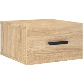 vidaXL Nachtschrank Sonoma-Eiche 35 x 35 x 20 cm Braun