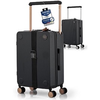 EXPLOORE Handgepäck Koffer Trolley-Leicht,klein,Koffer Handgepäck Trolley mit 4 Rädern,Carry on Luggage mit TSA-Schloss,BusinessTrolley