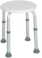 Tabouret de douche avec assise ronde Dino Réglable 34-52 cm AD104299 Autre 1 pc(s)