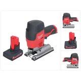 Milwaukee M12 JS-501 Akku Stichsäge 12 v + 1x Akku 5,0 Ah - ohne Ladegerät