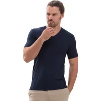 MEY V-Shirt "SERIE HYBRID T-SHIRT", Herren, Gr. XXL, blau