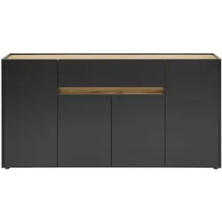 Sideboard   Cande , grau , Maße (cm): B: 170 H: 40