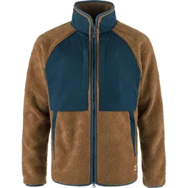 Fjällräven Vardag Pile Fleecejacke Chestnut/Navy XL