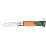 Opinel N°12 Explore Nature Bushcraft - Multipurpose Orange - Messer