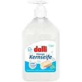 Dalli Flüssigseife Flüssige Kernseife, 500ml im Spender weiß