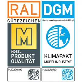 PLACES OF STYLE »Amber« mit Knopfheftung,in verschieden Stoffarten