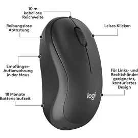 Logitech MK295 Silent Wireless Combo Set DE grafit