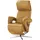 Hukla Relaxsessel Pierre Leder 75 x 126 x 177 cm Gelb elektrisch