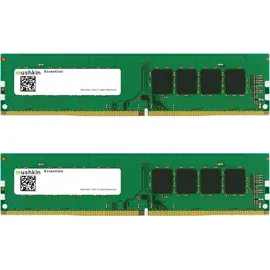 Mushkin Essentials DIMM Kit 64GB, DDR4-3200, CL22-22-22-52 (MES4U320NF32GX2)