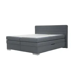 Boxspringbett  Maria ¦ blau ¦ Maße (cm): B: 201 H: 109