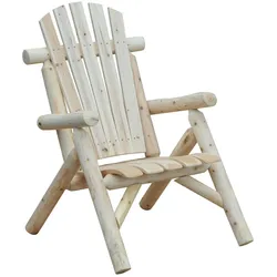 Outsunny - Gartenstuhl - 83Lx68Wx101Hcm - Natur