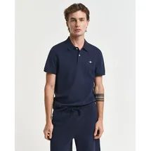 GANT Reg Shield Kurzarm-poloshirt Evening Blue L