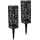 Hi LED Solar Schattenlampen 2er Set 6 x 6 x 28 cm schwarz/weiß