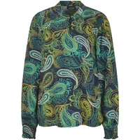 GOLDNER Schlupfbluse mit Paisley-Muster Grün 20