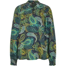 GOLDNER Schlupfbluse mit Paisley-Muster Grün 20