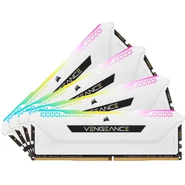 Corsair Vengeance RGB PRO SL 64GB UDIMM 4x16GB Kit DDR4-3200 CL16-20-20-38 - CMH64GX4M4E3200C16W Speichermodul 64 GB 4 x 16GB, 3200MHz 288-pin DIMM
