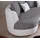 Home Affaire Ecksofa Kunstleder 3-Sitzer Grau