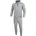 Premium Basics Jogginganzug mit Kapuze grau meliert M