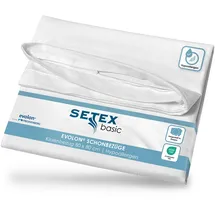 Setex Antiallergen Kissen-Schonbezug, 80x80 cm, Evolon-Vlies, Weiß