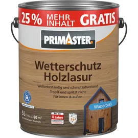 Primaster Wetterschutz Holzlasur Kiefer 5 l