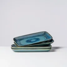 gipfelstück Platten-Set, Steinzeug TIEFER SEE