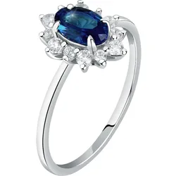 Live Diamond Damenring 375er Weißgold, recycelt Ringe   