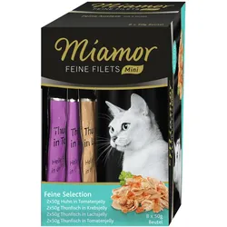 Miamor Feine Filets Mini Multibox 8 x 50g Katzennassfutter Feine Selection