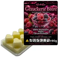 WonderWax Duftwachs WonderWax® Duftwachs 6 Herzen, (Gezuckerte Beeren), Duftrichtung: Gezuckerte Beeren