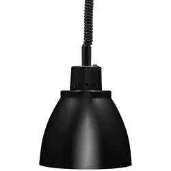 Wärmestrahler Ø 225 mm, Schwarz, Weißlicht