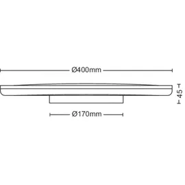 Philips Ozziet Deckenleuchte, SceneSwitch Schwarz