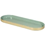 Rayher Metall-Tablett Eukalyptus/Gold