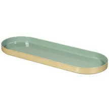 Rayher Metall-Tablett Eukalyptus/Gold