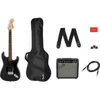 Squier Affinity Stratocaster HSS Charcoal Frost Metallic Pack
