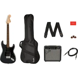 Squier Affinity Stratocaster HSS Charcoal Frost Metallic Pack