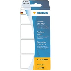 Herma 250er-Pack Adressetiketten »4302« weiß