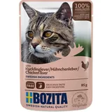 Bozita Häppchen in Gelee mit Hühnchenleber 12 x 85 g