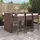vidaXL Gartenbar-Set 7-tlg. Braun