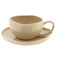 Almina Kaffeetasse 0,215 l Beige/Braun 12 St.